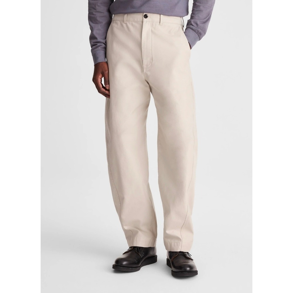 Madewell The Arc Pant Tapered Leg Cotton Twill Steel W32 L32 (29) Altered Mens
